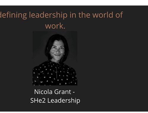 Redefining leadership in the world of work